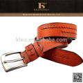 Genuine cowhide leather belt for woman